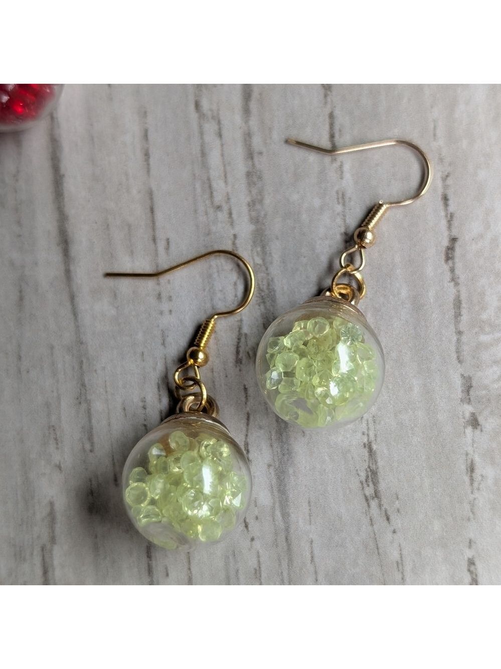 Fun Ball Shaped Dangle Earrings